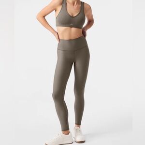 7/8 High-Waist Airlift Leggings Olive Tree Green 🫒